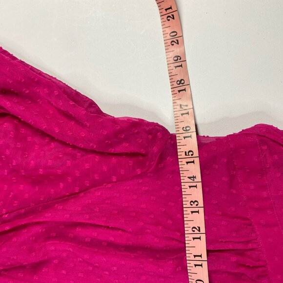 Anthropologie Not So Serious Dress S Mini Wrap Polka Dot Chiffon‎ NEW - Picture 11 of 13